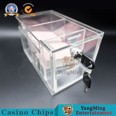 خرید 8 جفت کارت بازی ضخیم اکریلیک دور کارت جعبه کاملا شفاف تولید آنلاین