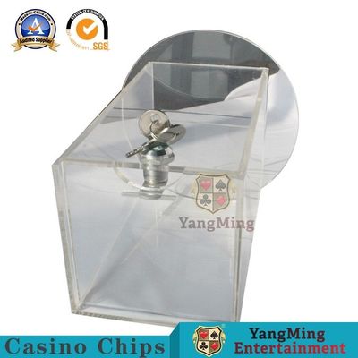 خرید پایین میز شطرنجی اکریلیک باکرات شفاف YM-DH04 تولید آنلاین