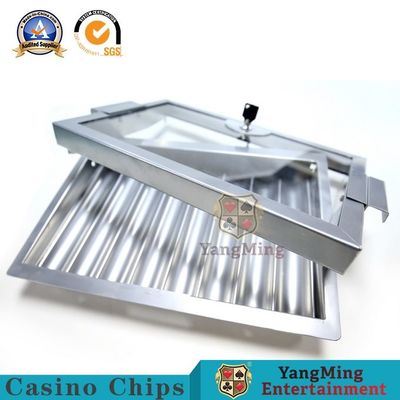 خرید سینی نقره ای سفید 8 گرید Blackjack Casino Chip Tray ضد جعل و تقلب تولید آنلاین