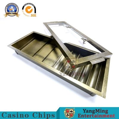 خرید روکش شیشه ای تک لایه سینی تراشه رنگی برنجی آبکاری شده تولید آنلاین