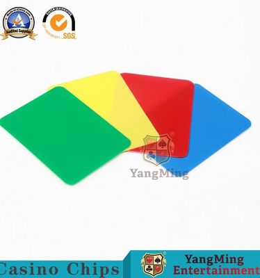 خرید میز رنگ پوکر پلاستیکی ضد آب Pvc Table Poker Table 90x65mm تولید آنلاین