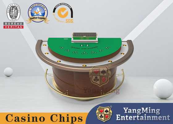 خرید میز پوکر بازی Blackjack Semicircle 7Cards با رومیزی نسوز تولید آنلاین