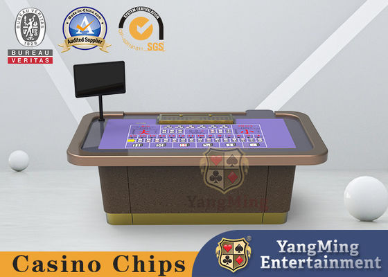 خرید میز بازی شطرنج PU Leather Sic Bo Chips Chips for VIP Club Professional تولید آنلاین