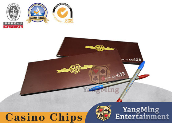 خرید 50 ورق در هر کتاب کازینو کلوپ سرگرمی کارت های امتیاز Baccarat تولید آنلاین