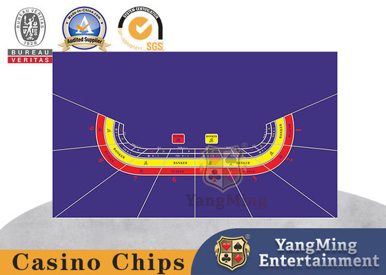 خرید SGS CMYK Color Anti Slip 8 Person Blackjack رومیزی تولید آنلاین
