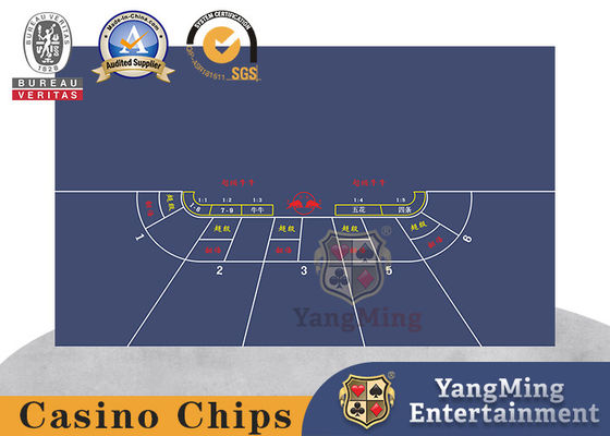 خرید SGS Baccarat Super Niuniu Casino Table Layout مواد لمسی نرم تولید آنلاین