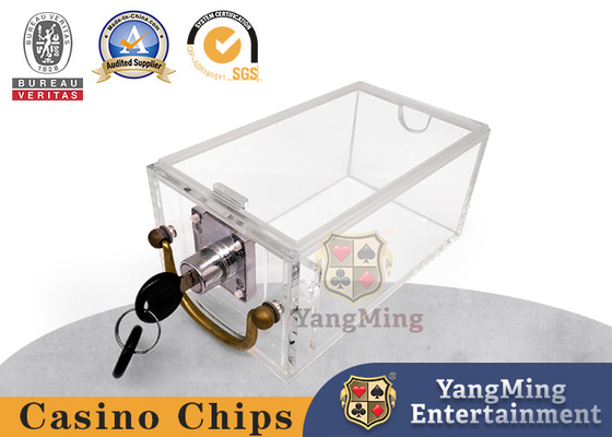 خرید جعبه کارت میز پوکر اکریلیک شفاف سفارشی تگزاس باکارات 6 ست تولید آنلاین