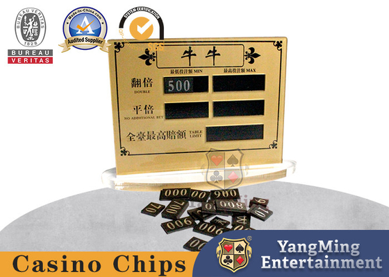 خرید سفارشی اکریلیک بول کازینو شرط بندی کارت نمایش شفاف بالا تولید آنلاین