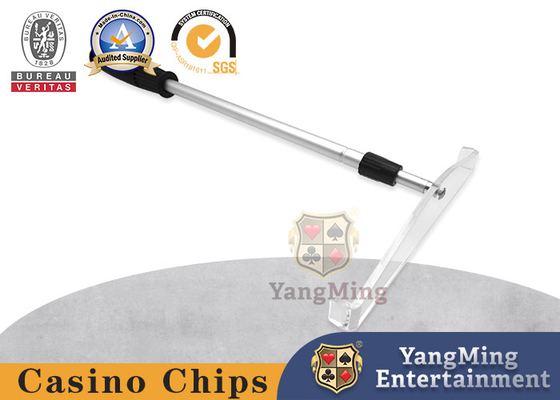 خرید تراشه های پوکر فلزی Rake Rod میله تلسکوپی 70 سانتی متری بازی پوکر کازینو تولید آنلاین