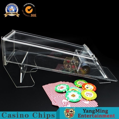 فروشنده کارت استاندارد بین المللی کفش 8 عرشه بازی یک نفره Baccarat میز مخلوط کن