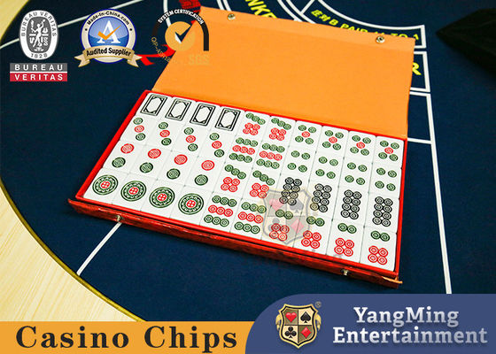 Melamine Mahjong Tiles Gift Box Set For Casino Table Games