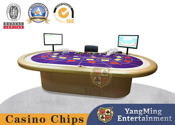 RFID Baccarat تراشه پوکر میز میز پوکر بازی پارچه رومیزی را می توان طراحی و سفارشی کرد