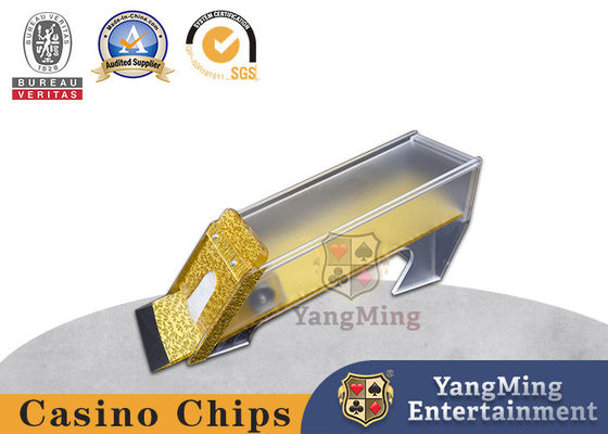 فروشنده میز کازینو کازینو باکارات باکارات پوکر طلای 8 عرشه جلا داده شده را می پذیرد