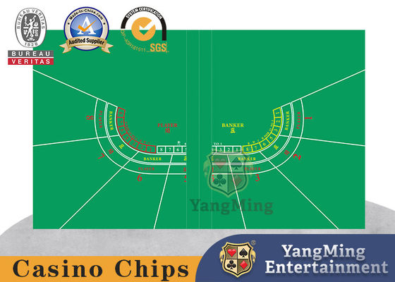 Fine Fluff 7 Baccarat Folding ضد آب پوکر کازینو میز چیدمان میز