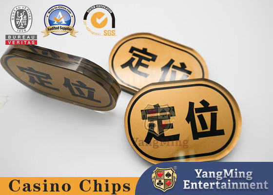 کارخانه های سفارشی اصلی کارت های بازی تگزاس Hold '' Em ​​Poker دکمه شرط بندی دکمه های کوچک از دست رفته کور نابینا قطعات قطع شده را از دست داد