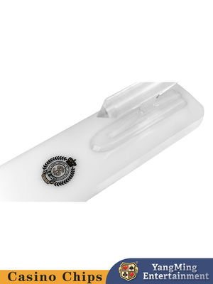 دستمال پلاستیکی استاندارد بین المللی محیط زیست ABS دستگیره شفاف دستگیره کازینو Chove Shovel Poker Club Card بیل