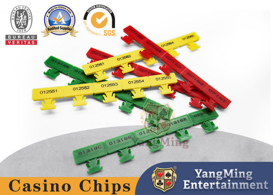 300PCS مهر و موم قفل پلاستیکی 8 عرشه نگهدارنده لوازم جانبی جعبه امنیتی اکریلیک را دور بیندازید