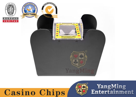 Deluxe Texas Hold 'Em 88 * 63mm کارت بازی Shuffler 1-2 منبع تغذیه باتری