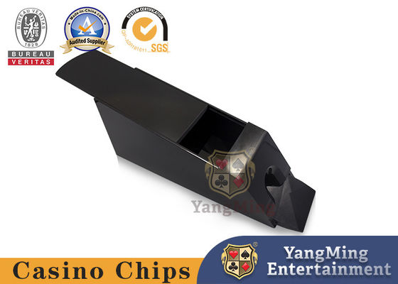 8 عرشه آکریلیک سیاه کازینو دارنده کارت پوکر فروش کفش میز باکارا