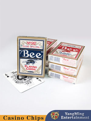 کارت های قمار آلمانی 310g Casino Playing Cards Red یا Blue Casino No.92 Bee Cards