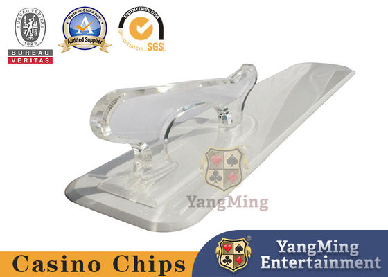 سبک جدید ضخیم تر آکریلیک شفاف کازینو اسپد برند مگس با دسته می تواند لوگو سفارشی چاپ شود