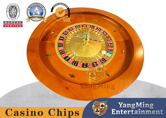 VIP Club اختصاصی تخته چرخ رولت چوبی 32 اینچ 50 سانتی متر ، چرخ دستی دستی 36 متری بریتانیا