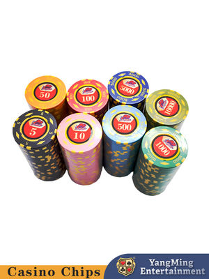 فروش سهام ایالات متحده آمریکا ABS تگزاس Hold'em Digital Sticker Chips کازینو بازی سرگرمی چیپ
