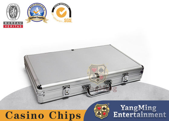 600pcs شکل دور RFID پوکر پوسته 11.5g Clay سرامیک تراشه قمار قابل حمل مجموعه دسته و قفل حامل