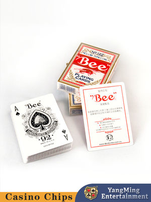 کارت پوکر Black Core Bee از ایالات متحده آمریکا باکس رنگی 310 گرمی به رنگ قرمز و آبی
