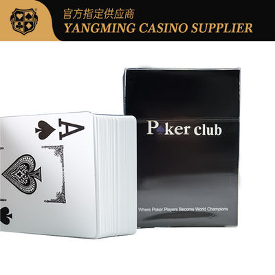 100٪ PVC ضد آب تگزاس Hold'em کارت های پوکر 88 * 63mm Deck قرمز آبی رنگ قمار کارت های پلاستیکی