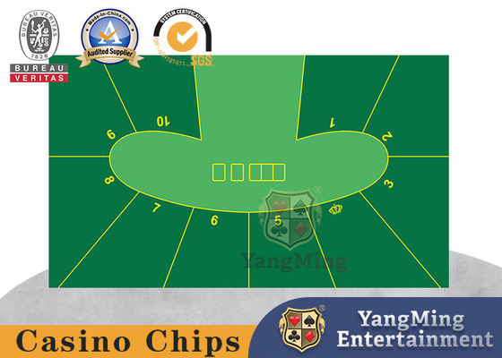 سفره سفارشی Texas Hold 'Em Club Tablecloth سفره نخود فرنگی سبز پوکر سفره اژدها ببر ضخیم ضد آب