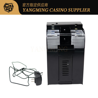 دستگاه شافل‌کن اتوماتیک بین‌المللی 8 عرشه پوکر تگزاس هولدم، ساخته شده از آهن فلزی سیاه برای بازی کازینو