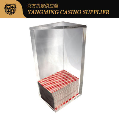 نگهدارنده کازینو 6 عرشه اکریلیک کامل لهستانی برای بلک جک