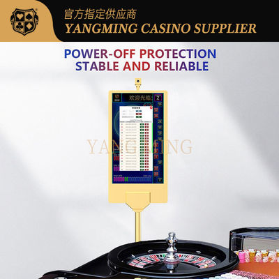Electronic System Interface For International Standard Roulette And Poker Tables