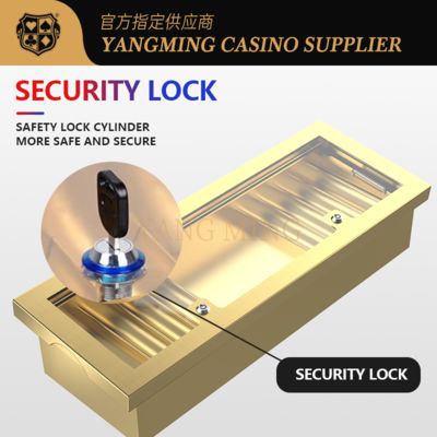 سینی تراشه کازینو فلزی قابل تنظیم - مدیریت تراشه ایمن و شیک برای بازی کازینو