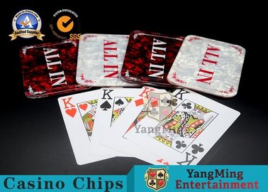 همه در تگزاس پوکر Baccarat Blackjack Clay Iron Abs Brass Poker Chips Dealer Button Poker Card Guard