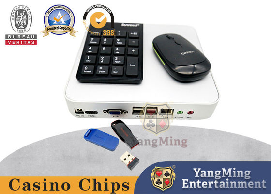 نرم افزار مخصوص کازینو باکارا میزبان آلومینیوم آلیاژ نقره سیستم بازی میز پوکر کامپیوتر