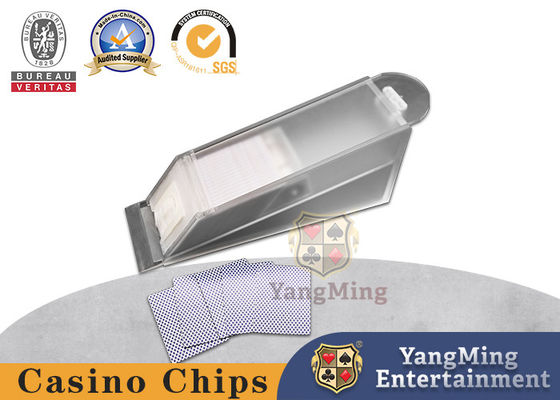 فروشنده کارت های یخ زده باکارات 8 پرداخت پوکر کارت های کازینو بازی میز کارت های اکریلیک کفش فروشنده کارت