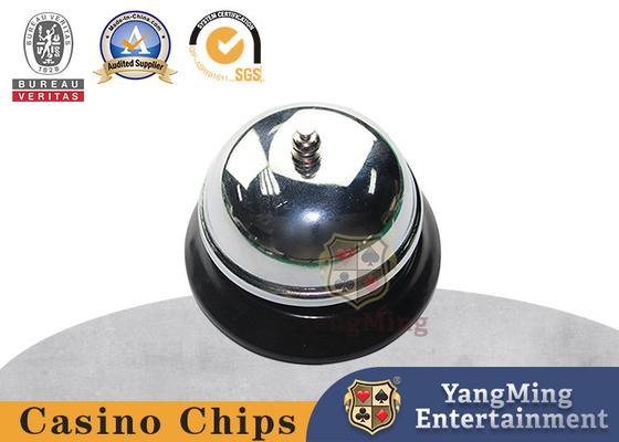 لوازم جانبی میز پوکر Big Call Bells، Chrome Finsh، سازه فلزی باعث ایجاد زنگ واضح واضح می شود