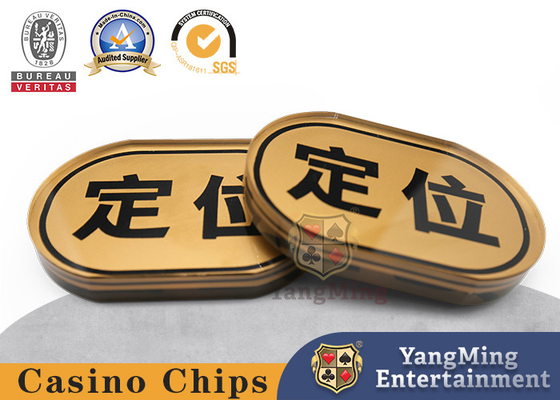 کارت موقعیت یابی اکریلیک طلایی سفارشی Baccarat Niuniu Sic Bo