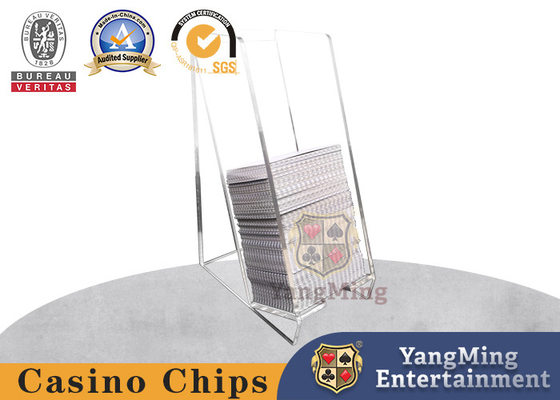 آکریلیک 8 جفت ترک جعبه کارت تگزاس Hold'Em باکارا طراحی پوکر میز بازی ایست