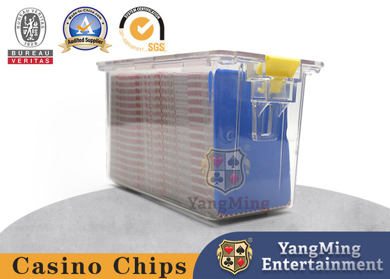 کازینو آکریلیک شفاف 8 جعبه کارت بازی پوکر جعبه کارت بازی حامل جعبه کارت